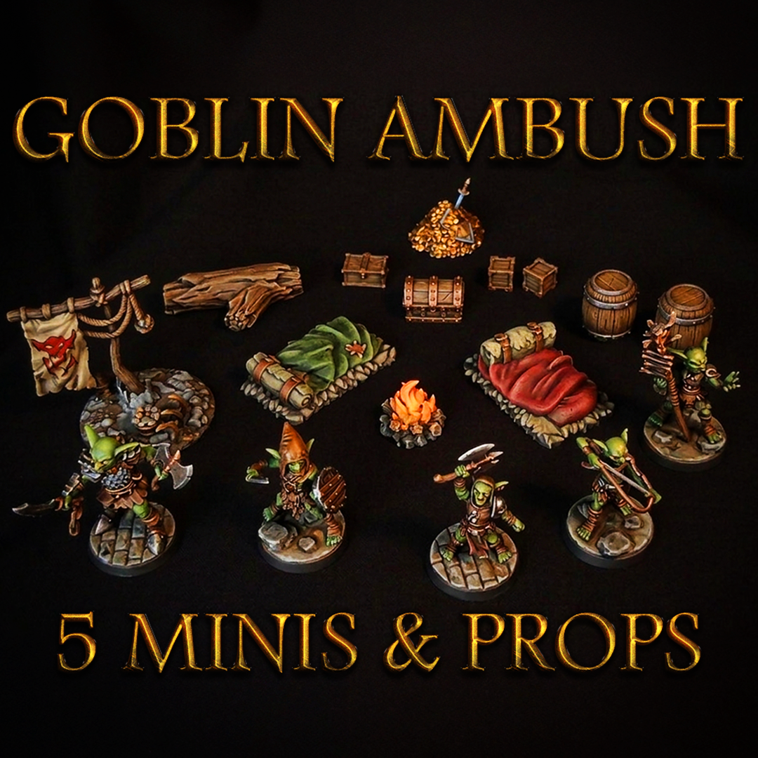 Goblin Ambush Encounter | DnD Goblin Miniatures Set