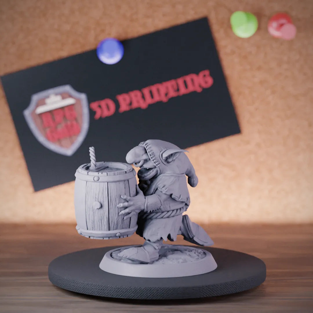 Goblin 5e | DnD Goblin Barrel Explosives Miniature