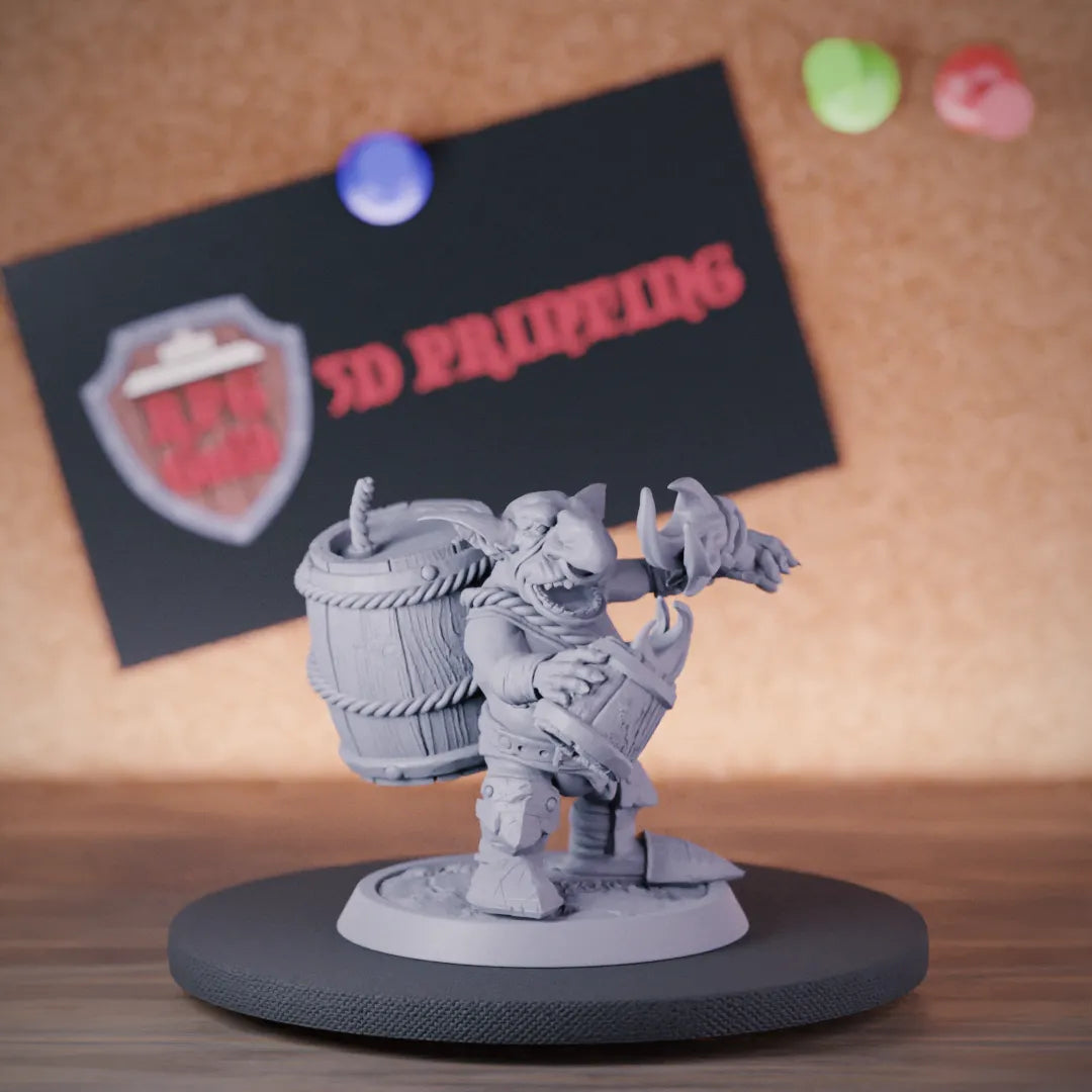 Goblin 5e | DnD Drunken Bomber Goblin Miniature