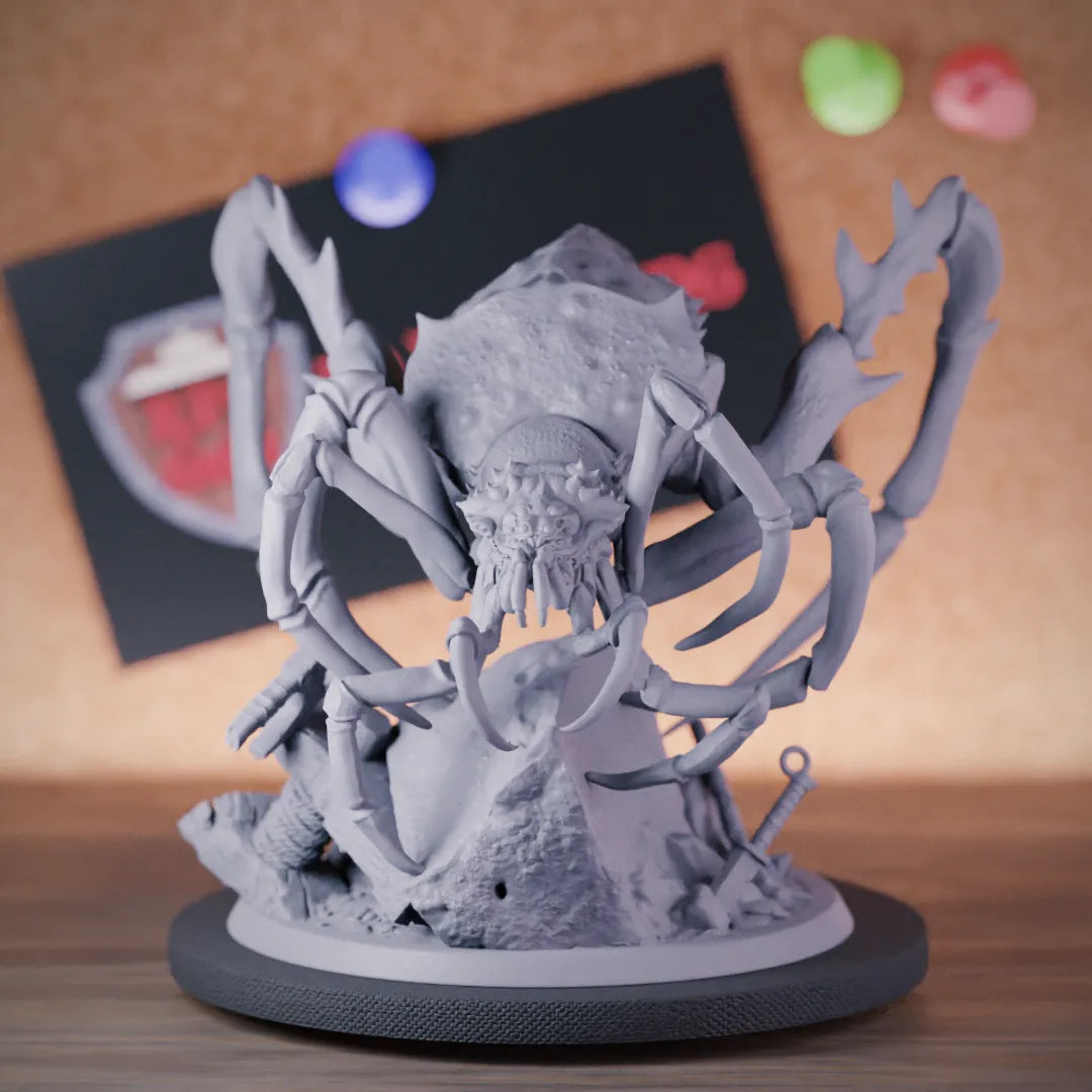 Spider 5e | DnD Ice Spider Monster Miniature