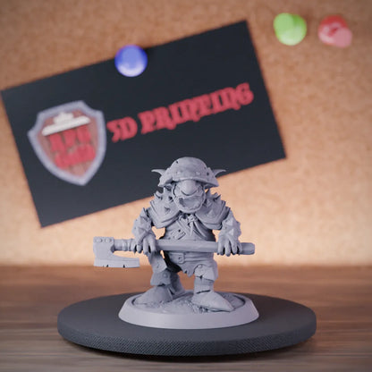 Goblin 5e | DnD Goblin Axe Warrior Monster Miniature