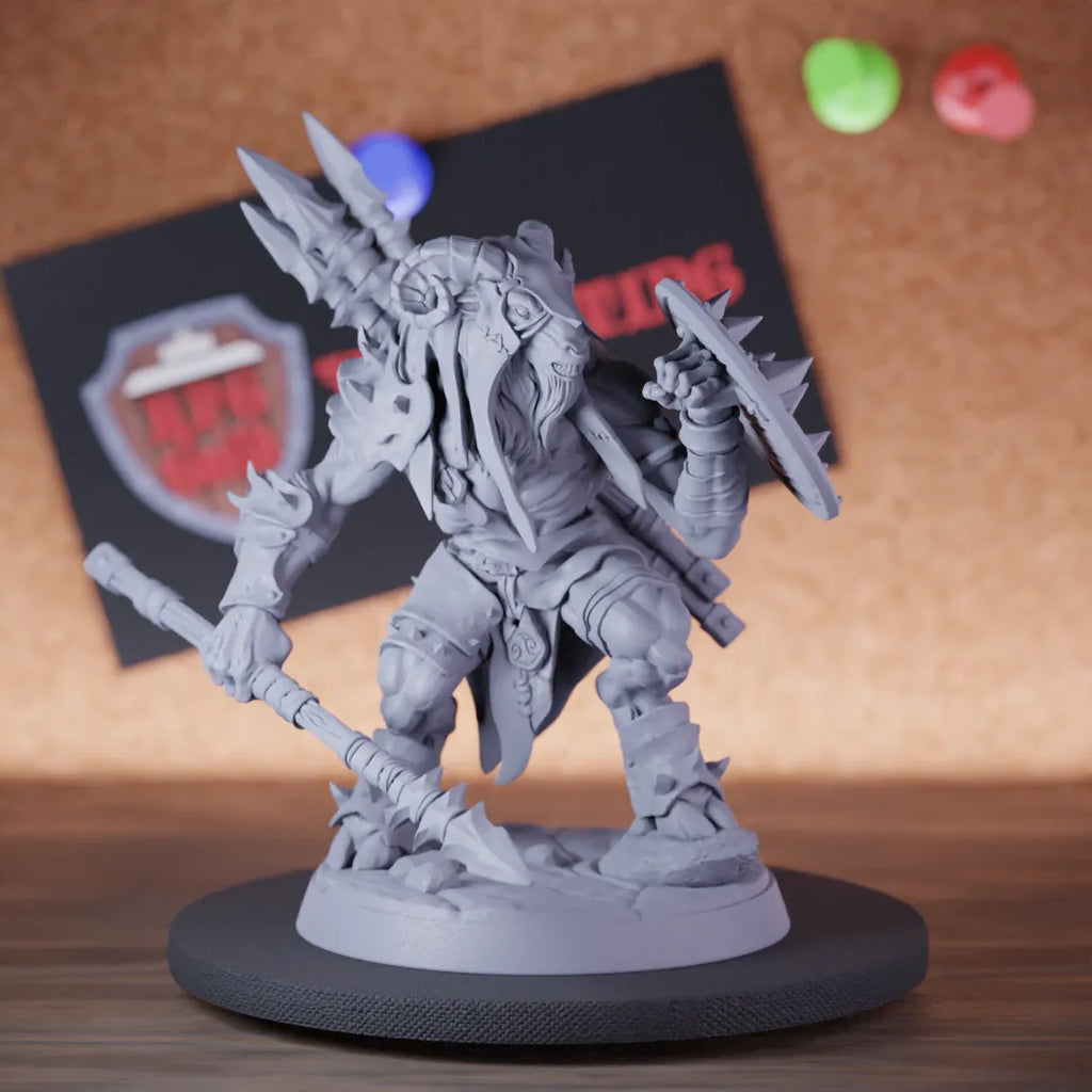 Gobor 5e | DnD Gobor Warchief Spear Miniature