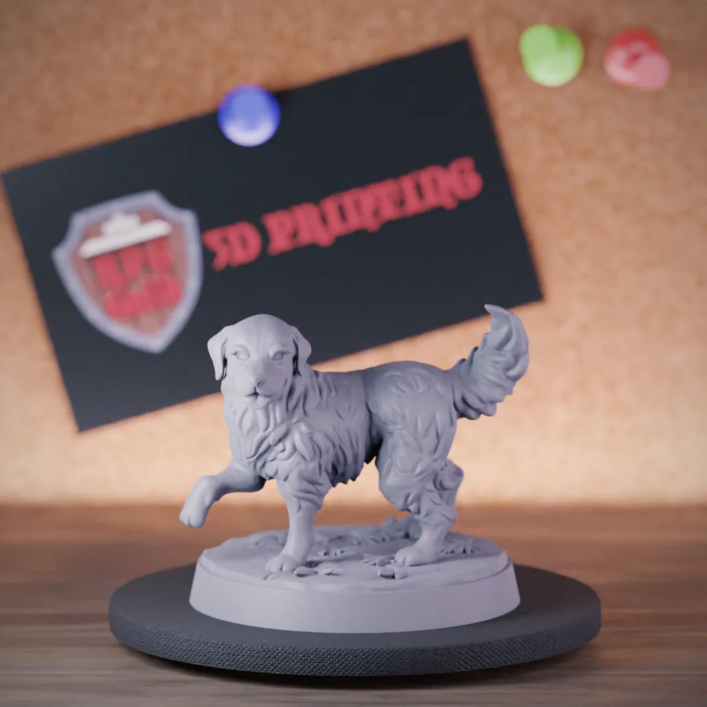 Companion 5e | DnD Golden Retriever Pooch Miniature
