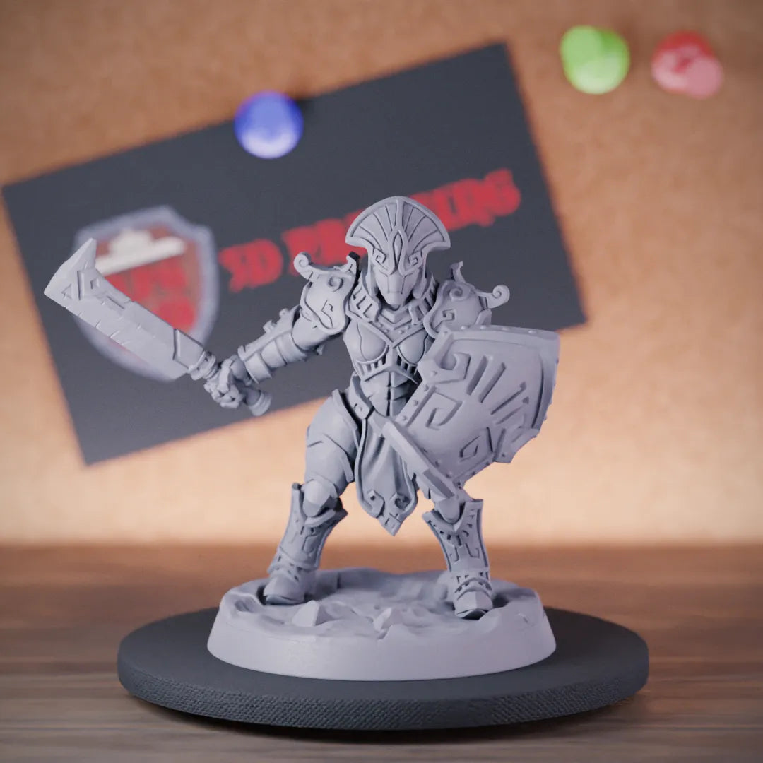 Warforged 5e | DnD Golem Guard Warrior Miniature