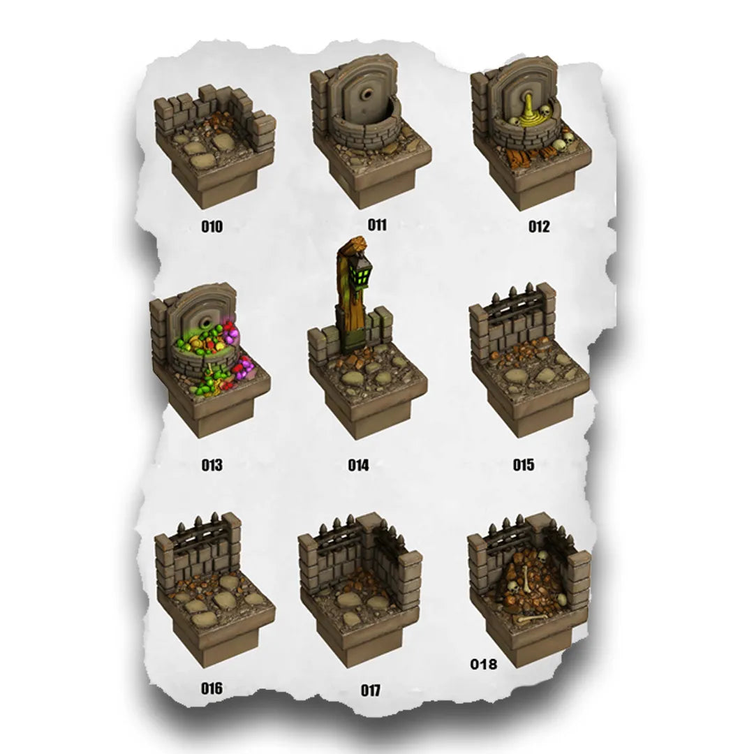 DnD Terrain Tiles | Modular Graveyard Dungeon #2