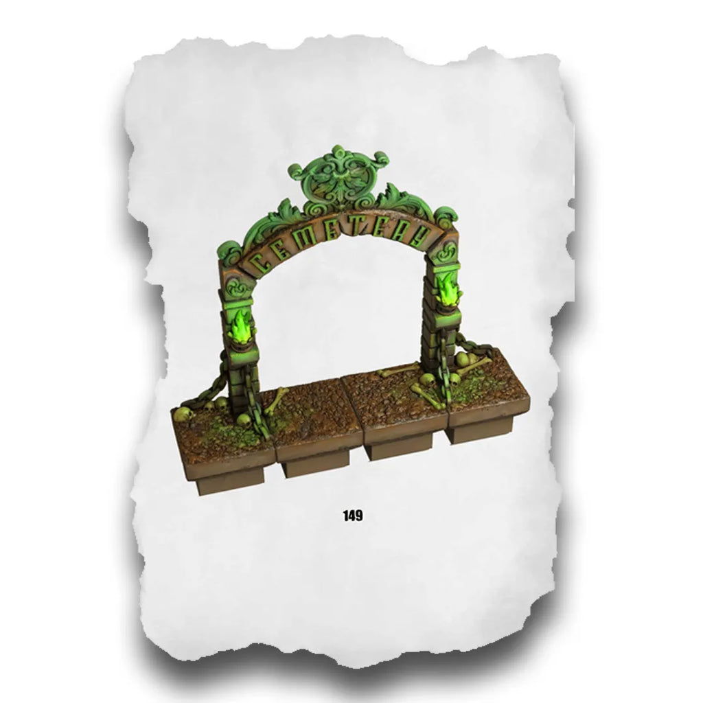 DnD Terrain Tiles | Modular Graveyard Dungeon #26