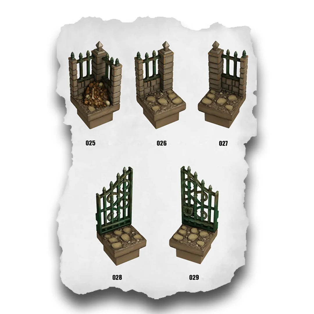 DnD Terrain Tiles | Modular Graveyard Dungeon #4