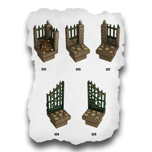 DnD Terrain Tiles | Modular Graveyard Dungeon #4