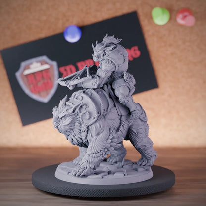 Bugbear 5e | DnD Goblin Archer Owlbear Miniature