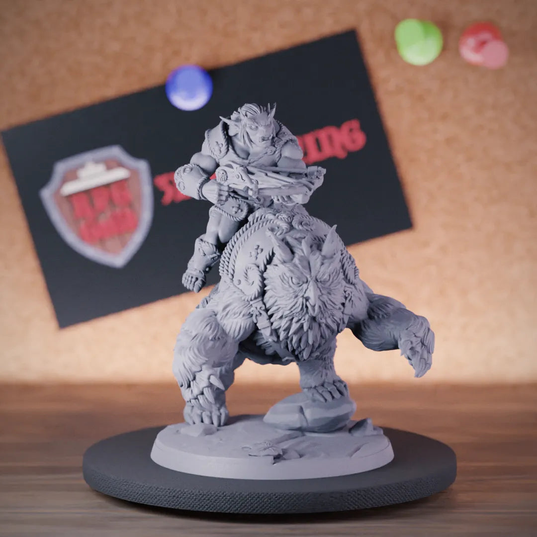 Bugbear 5e | DnD Female Owlbear Miniature | RPG Guild