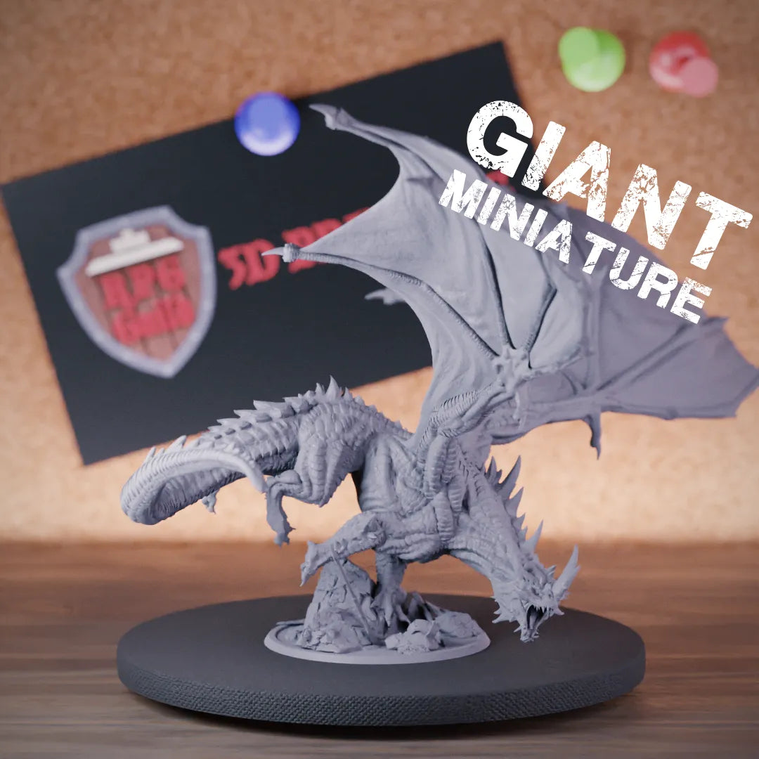 Dragon 5e | DnD Green Adult Dragon Miniature