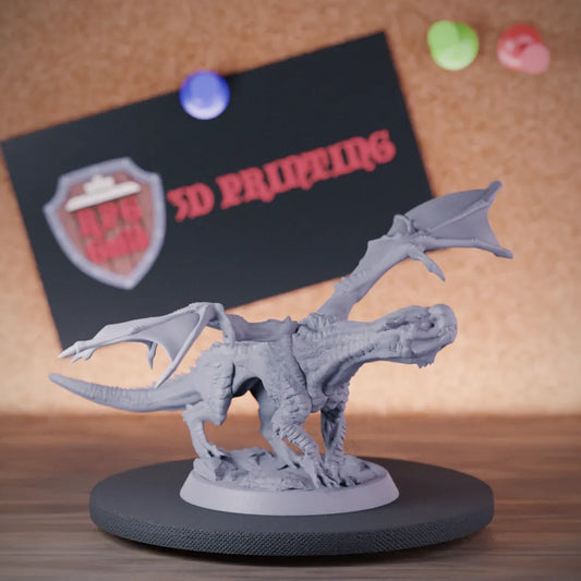 Dragon 5e | DnD Hatchling Green Dragon Miniature