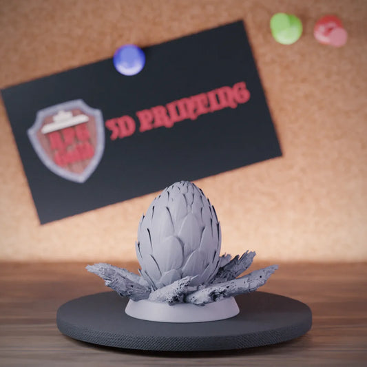 Dragon Egg 5e | DnD Dragon Green Egg Miniature