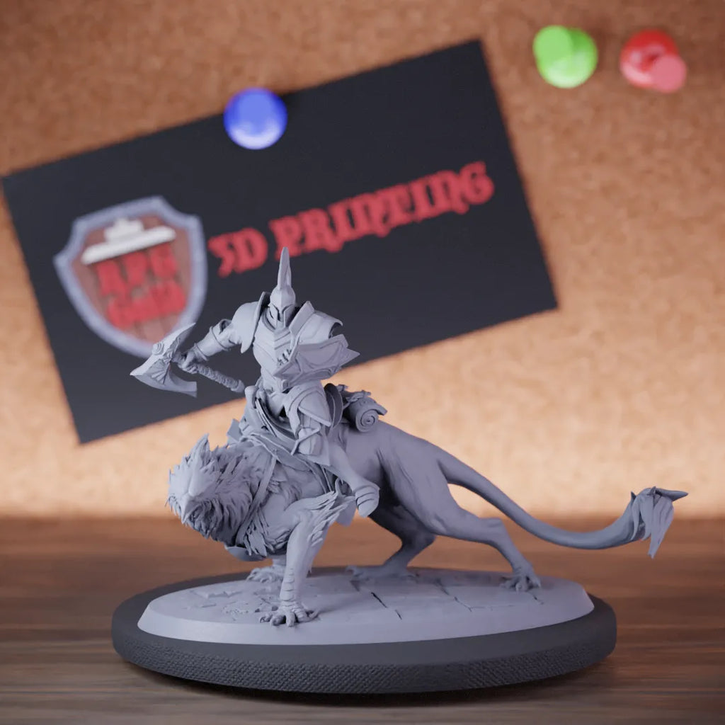Paladin 5e | DnD Paladin Griffon Rider Battleaxe Miniature