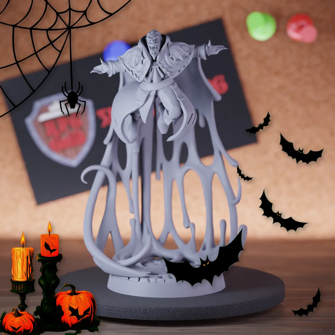 Bloody baron vampire miniature for DnD 5e tabletop games