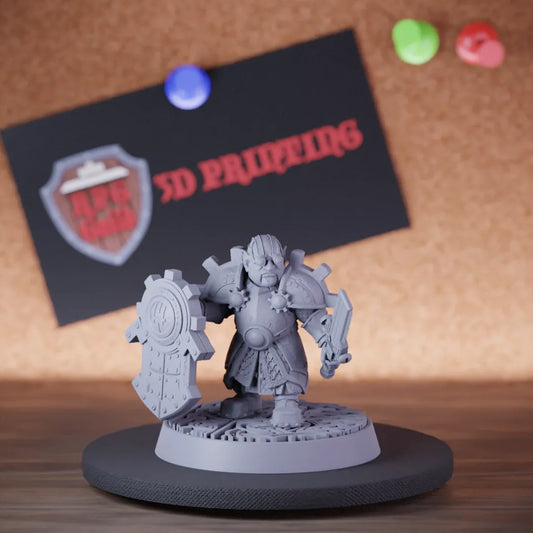 Halfling 5e | DnD Halfling Artificer Fighter Miniature