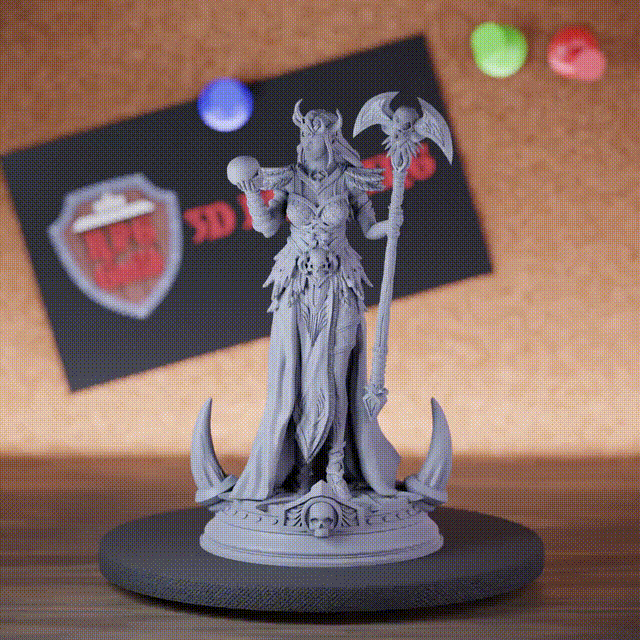 Monster 5e | DnD Dark Priestess Hel Miniature