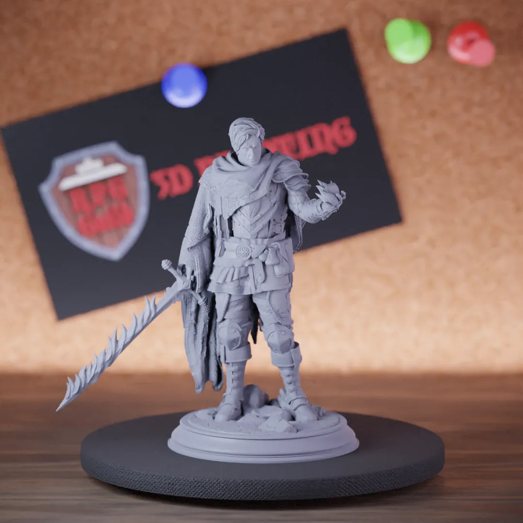 Fighter 5e | DnD Flame Warrior Miniature