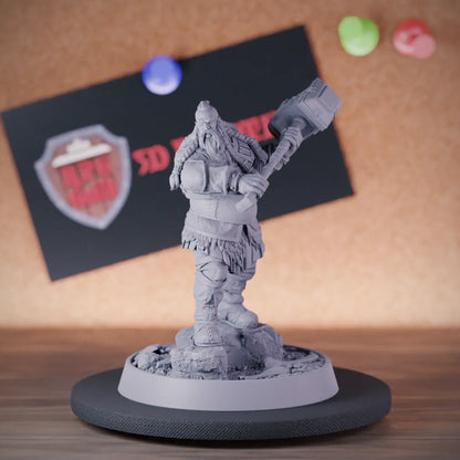 Fighter 5e | DnD Fighter Champion Viking Miniature