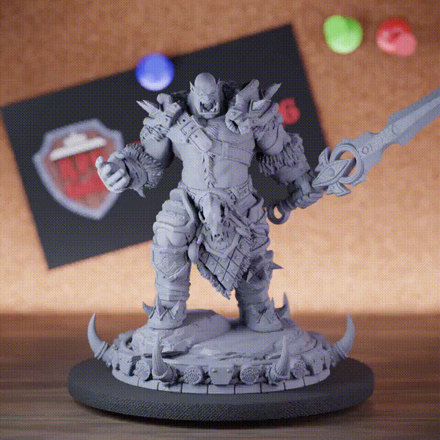 Orc 5e | DnD Orc Warchief Hrothvar Miniature