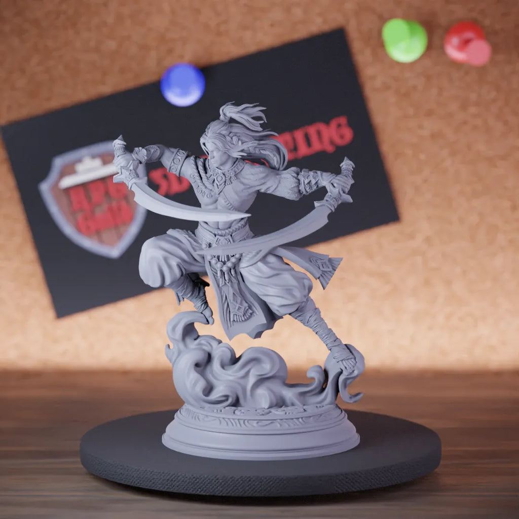Fighter 5e | DnD Fighter Samurai Defender Miniature