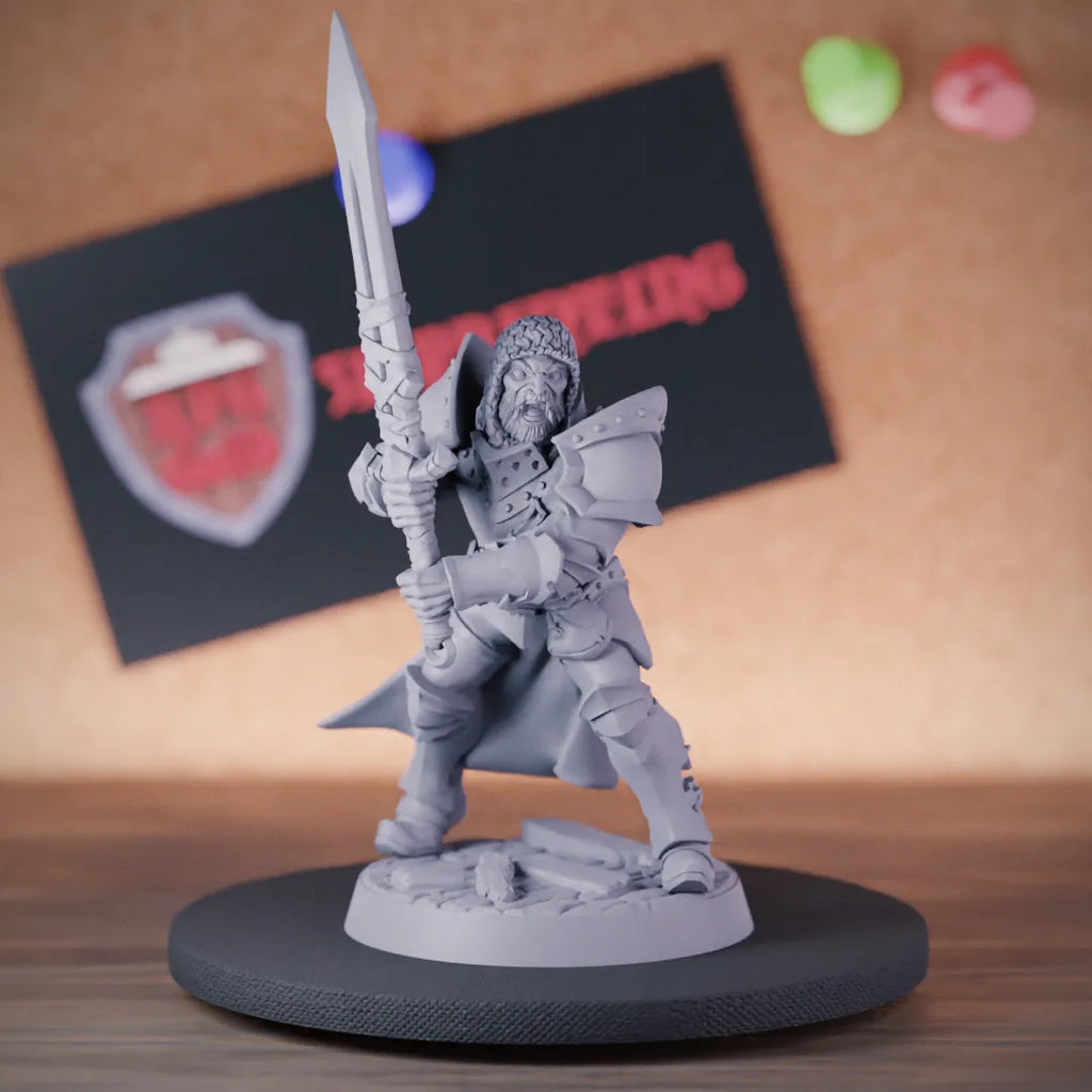 Fighter 5e | DnD Fighter Human Chainmail Miniature