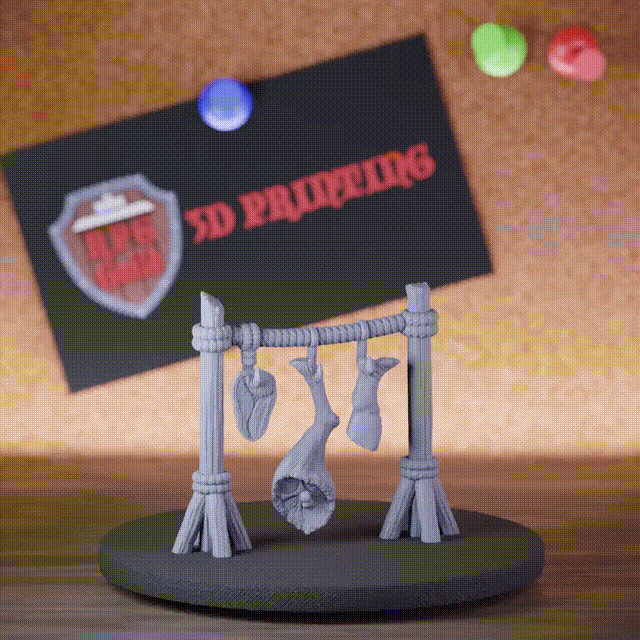 Geländeelement 5e | DnD Fleischhänger-Element Miniatur 