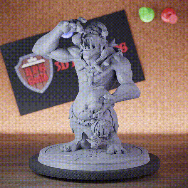 Troll 5e | DnD Hungriger Troll (Gefräßige Miniatur) 