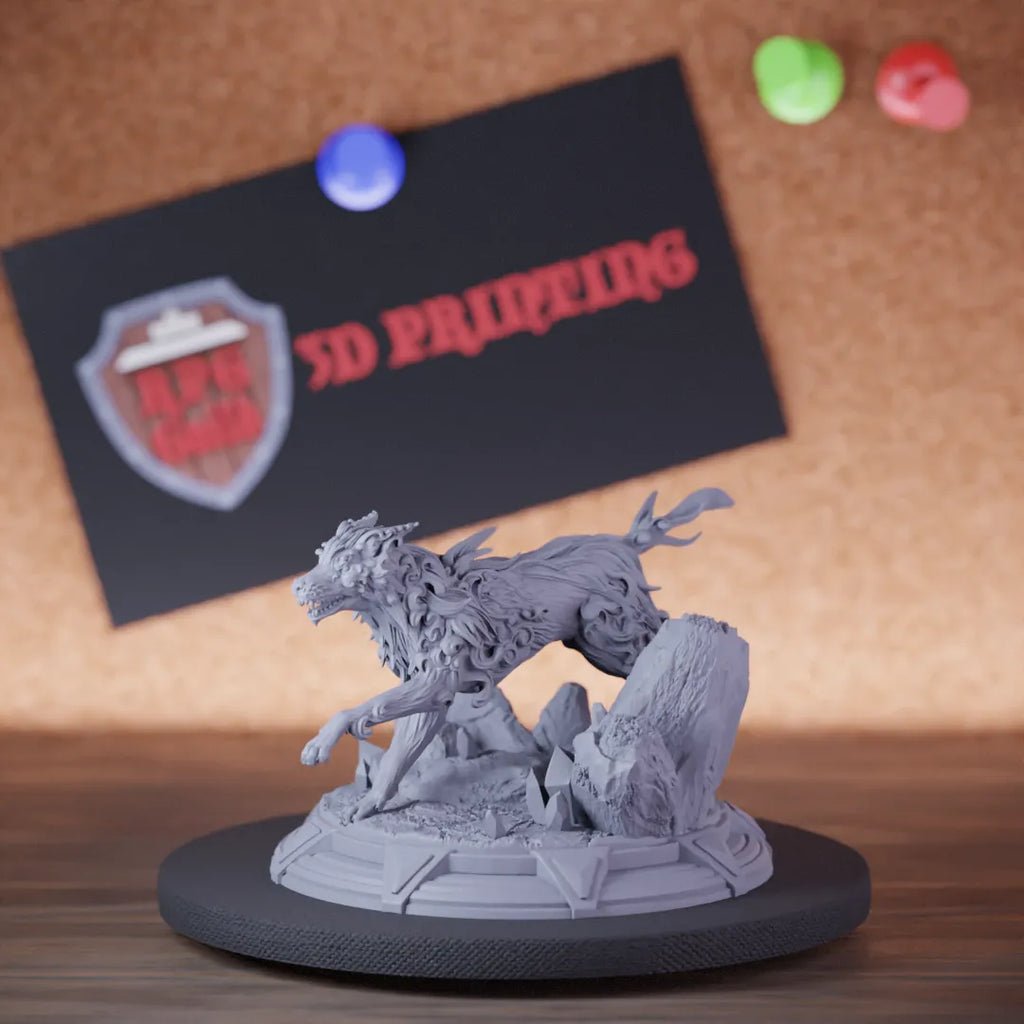 Beast 5e | DnD Beast Hound Wolf Miniature