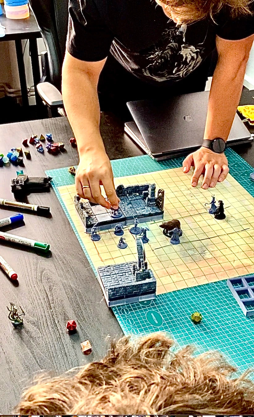 Playing a DnD Terrain in a RPG Guild office