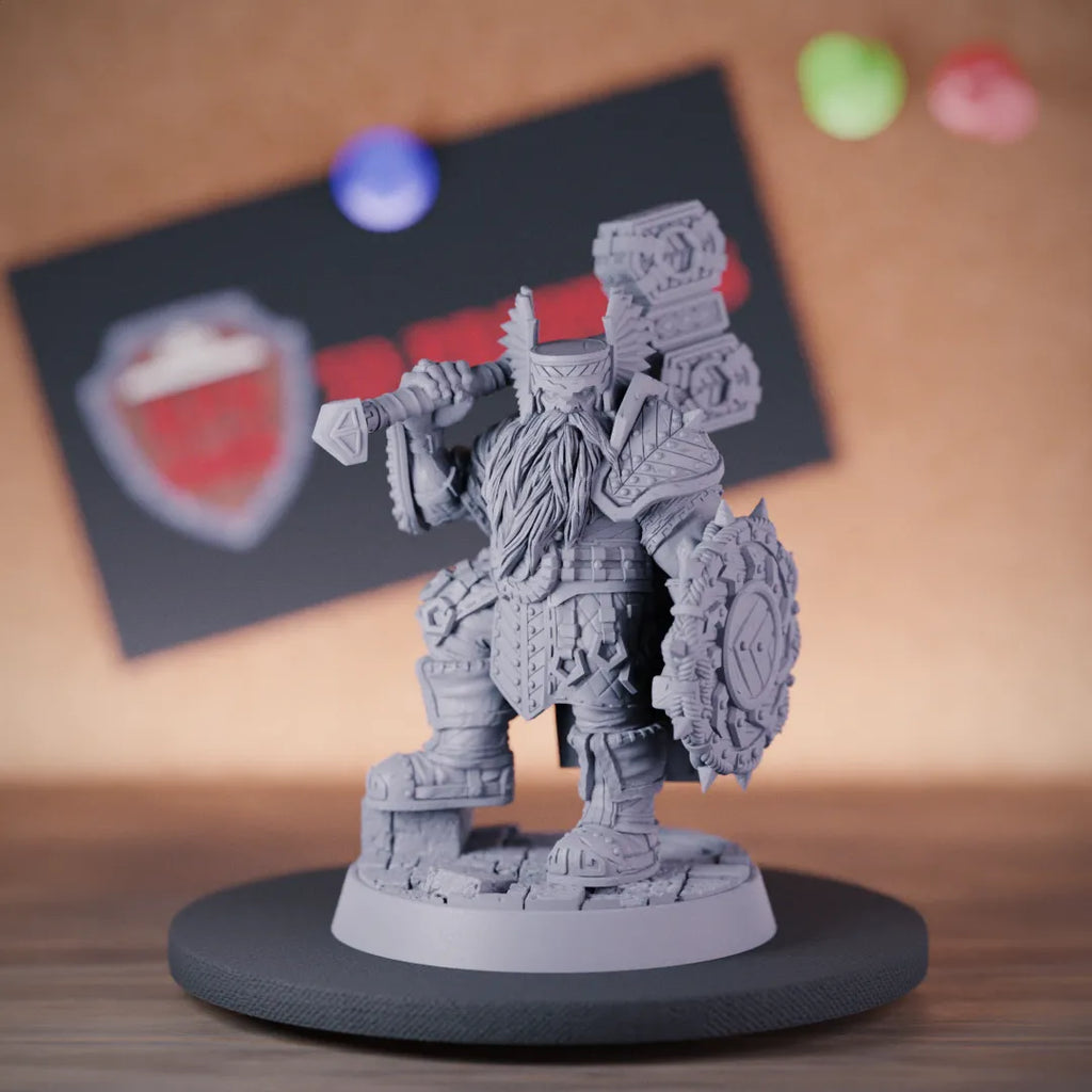 Dwarf 5e | DnD Dwarf Figher Warrior Miniature
