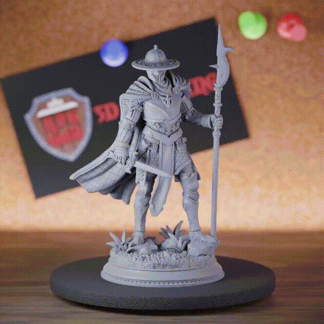 Fighter 5e | DnD Disciplined Inquisitor Spear Knight Miniature