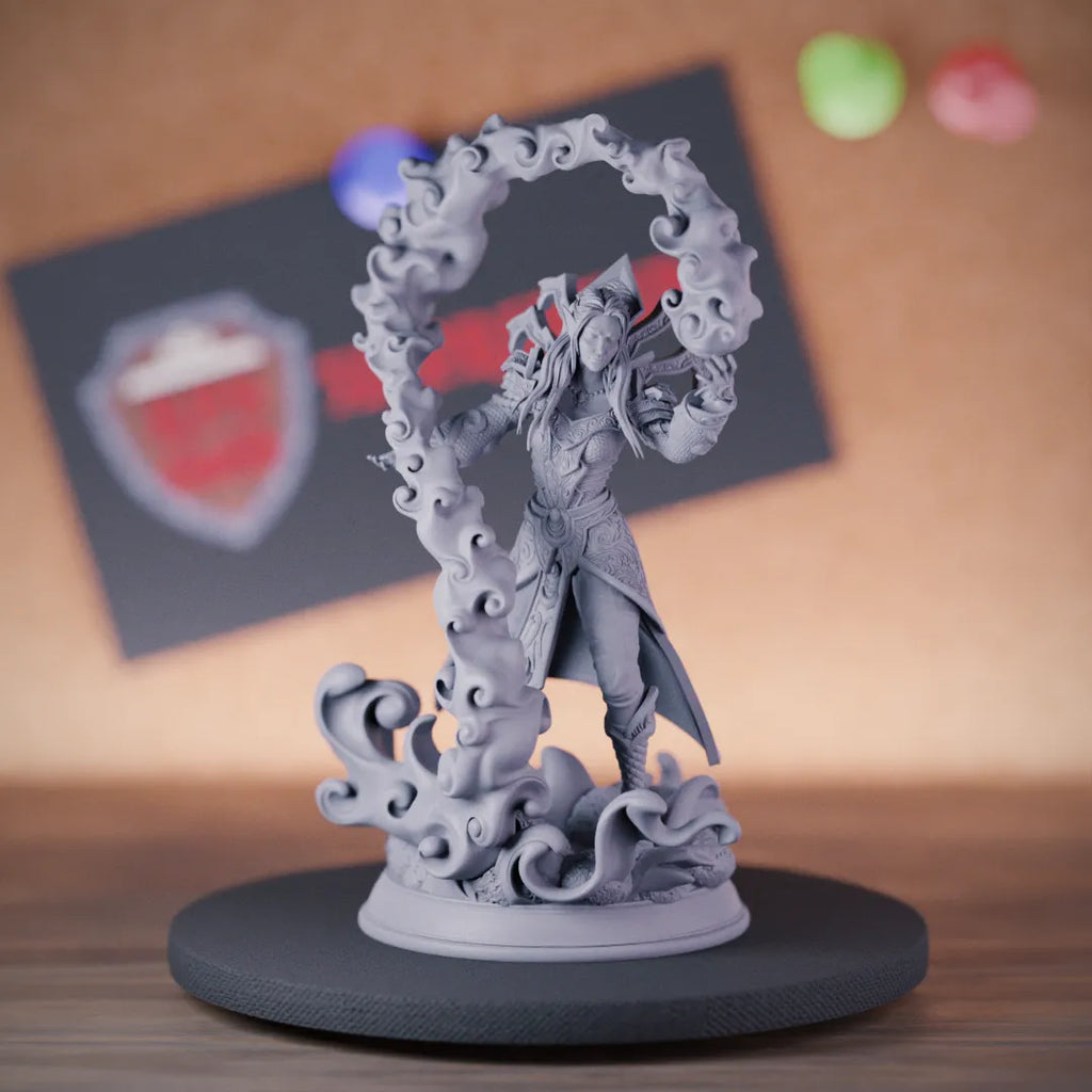 Elf 5e | DnD Female Elf Wizard Miniature