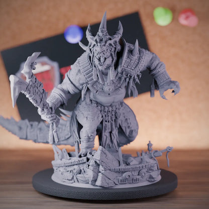 Lizardfolk 5e | DnD Godzilla Lizardman Miniature