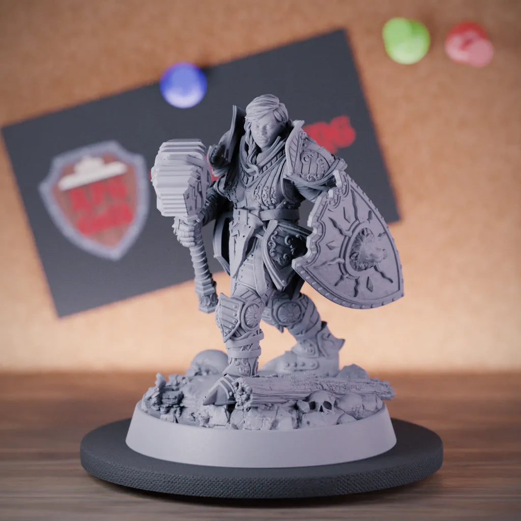 5e Paladin | DnD Female Devotion Paladin Miniature