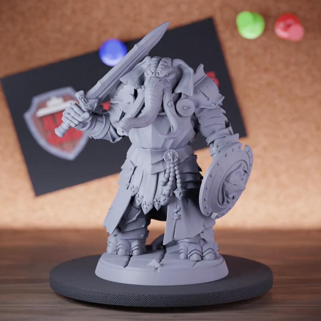 Loxodon 5e | DnD Loxodon Warrior Sword Miniature