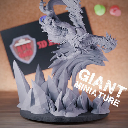 Dragon 5e | DnD Ancient Frost Dragon Miniature