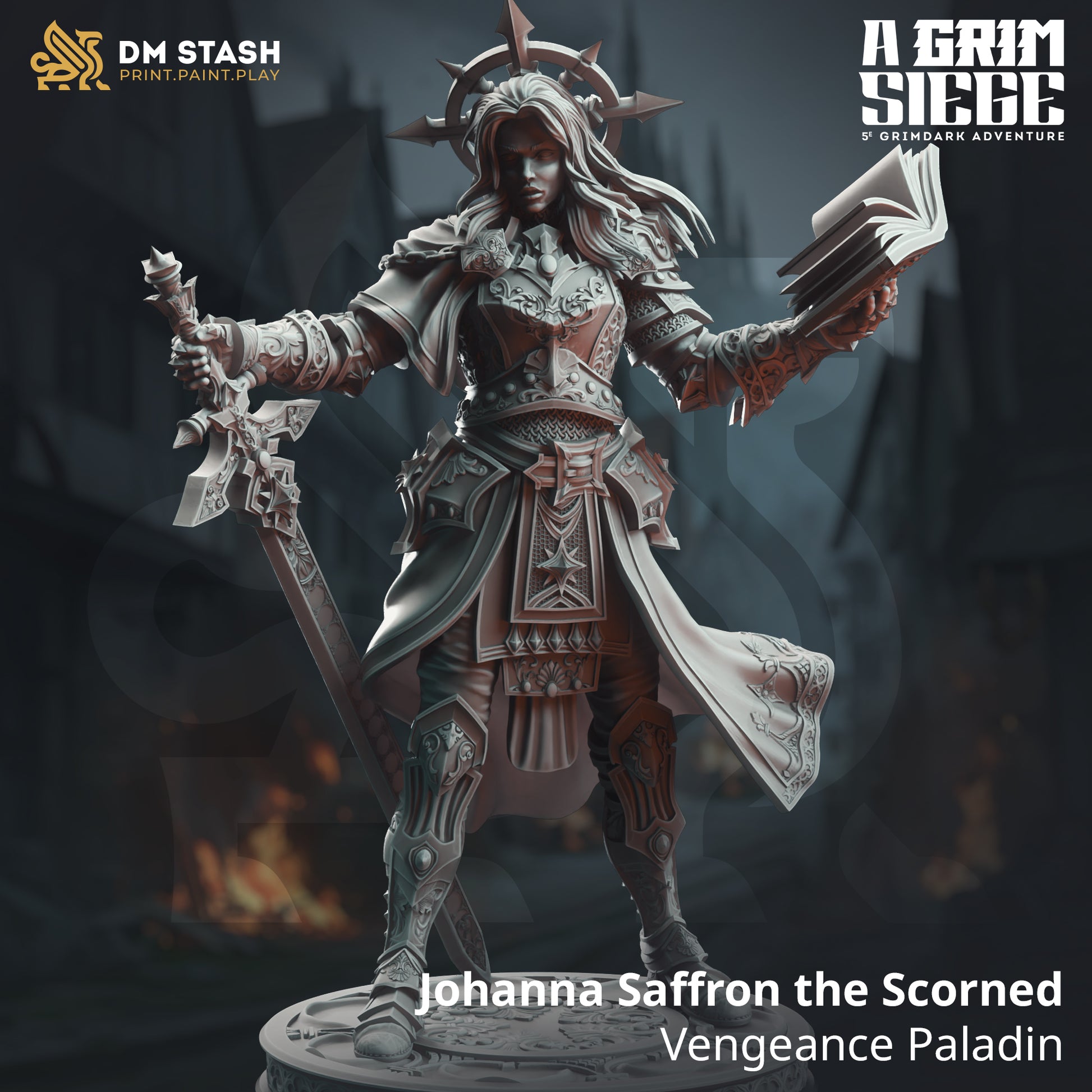 A Grim Siege Bundle | DnD Miniature Set | 32-75mm