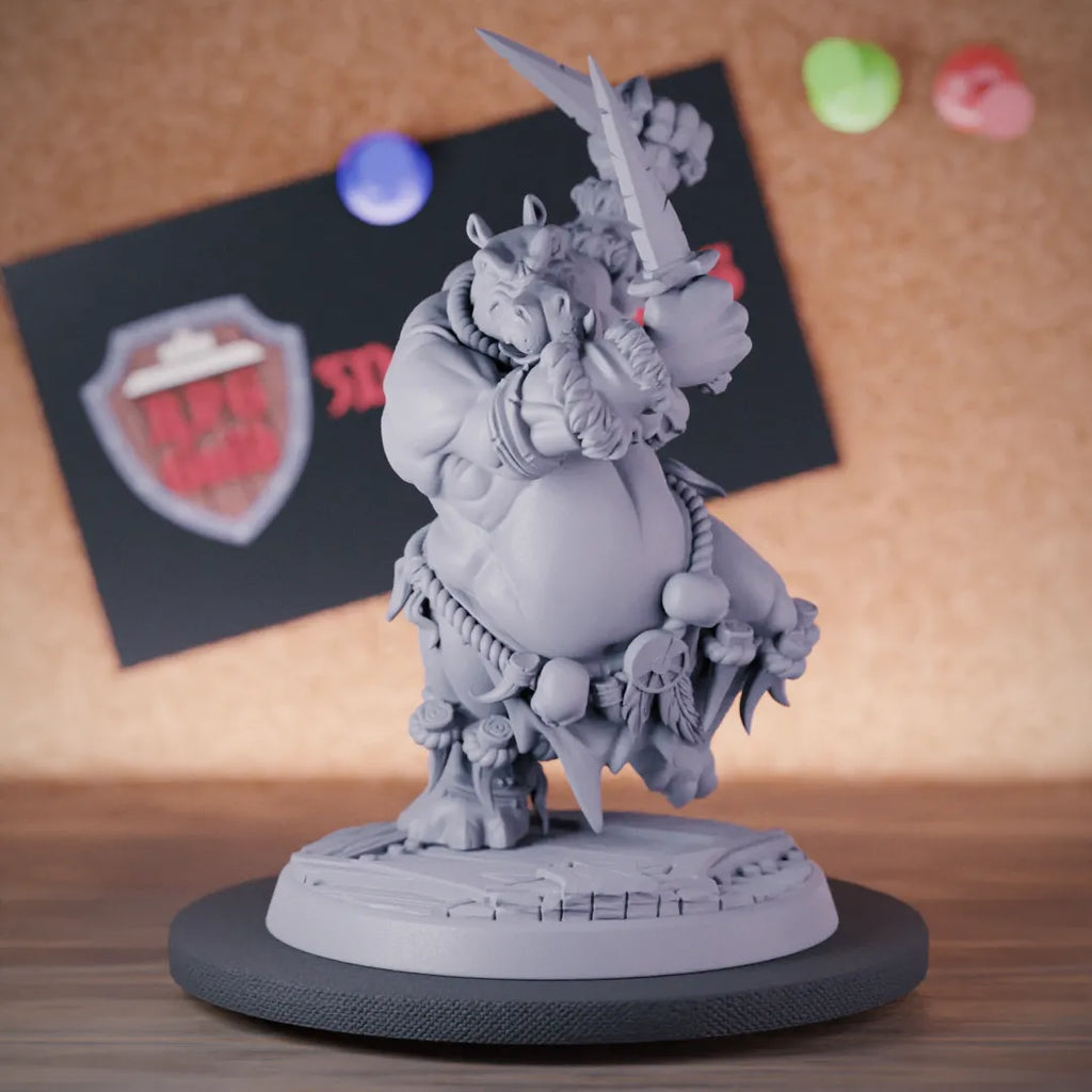 Giff 5e | DnD Tribal Giff Berserker Miniature