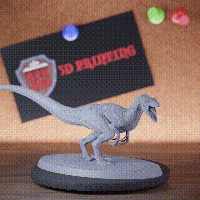 Dinosaur 5e | DnD Jurassic Velociraptor Beast II Miniature