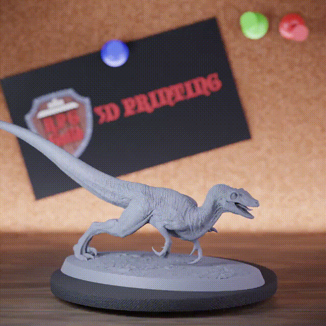 Dinosaurier 5e | DnD Velociraptor Jurassic Beast Miniatur