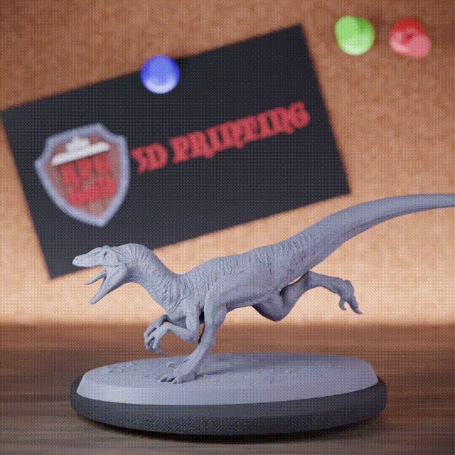 Dinosaurus 5e | DnD Sprintender Velociraptor (Miniatur) 