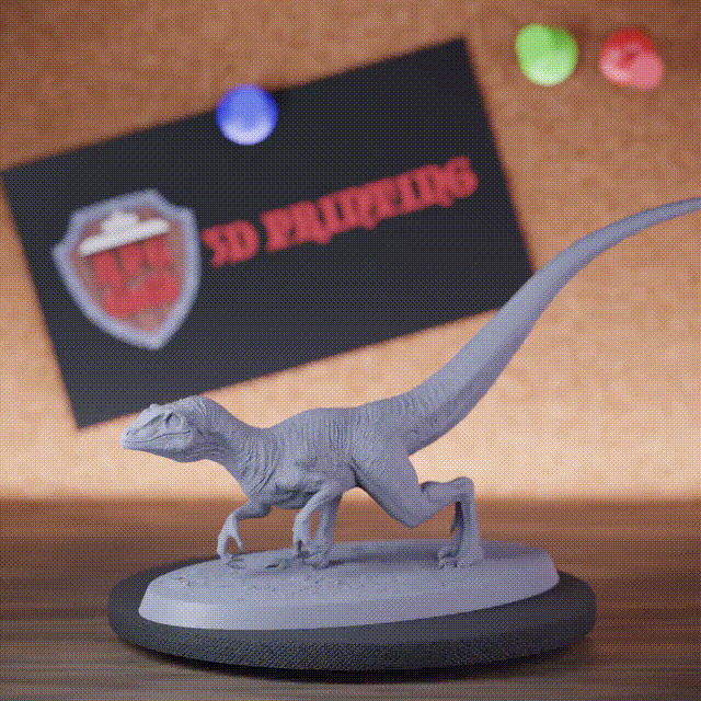 Dinosaurier 5e | DnD Reptil Velociraptor Bestienminiatur 