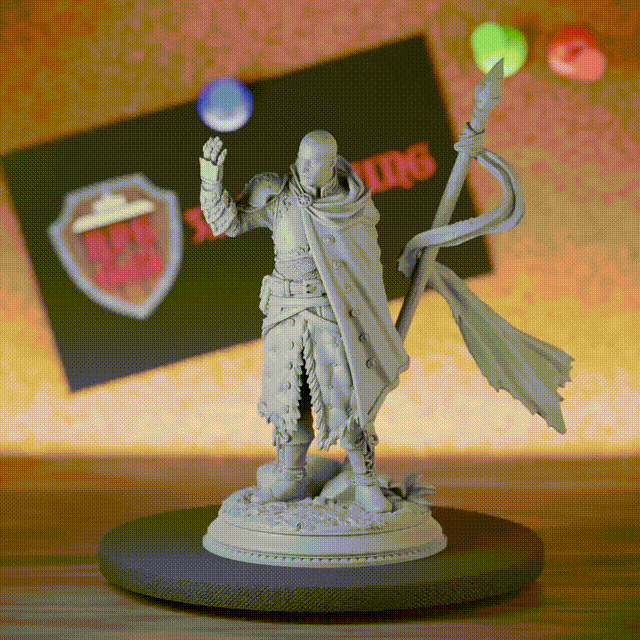 Human 5e | DnD Monk Warrior Fist Fighter Miniature