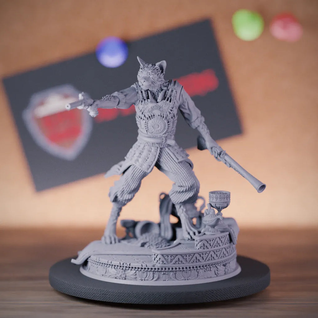 Tabaxi 5e | DnD Tabaxi Ranger Miniature