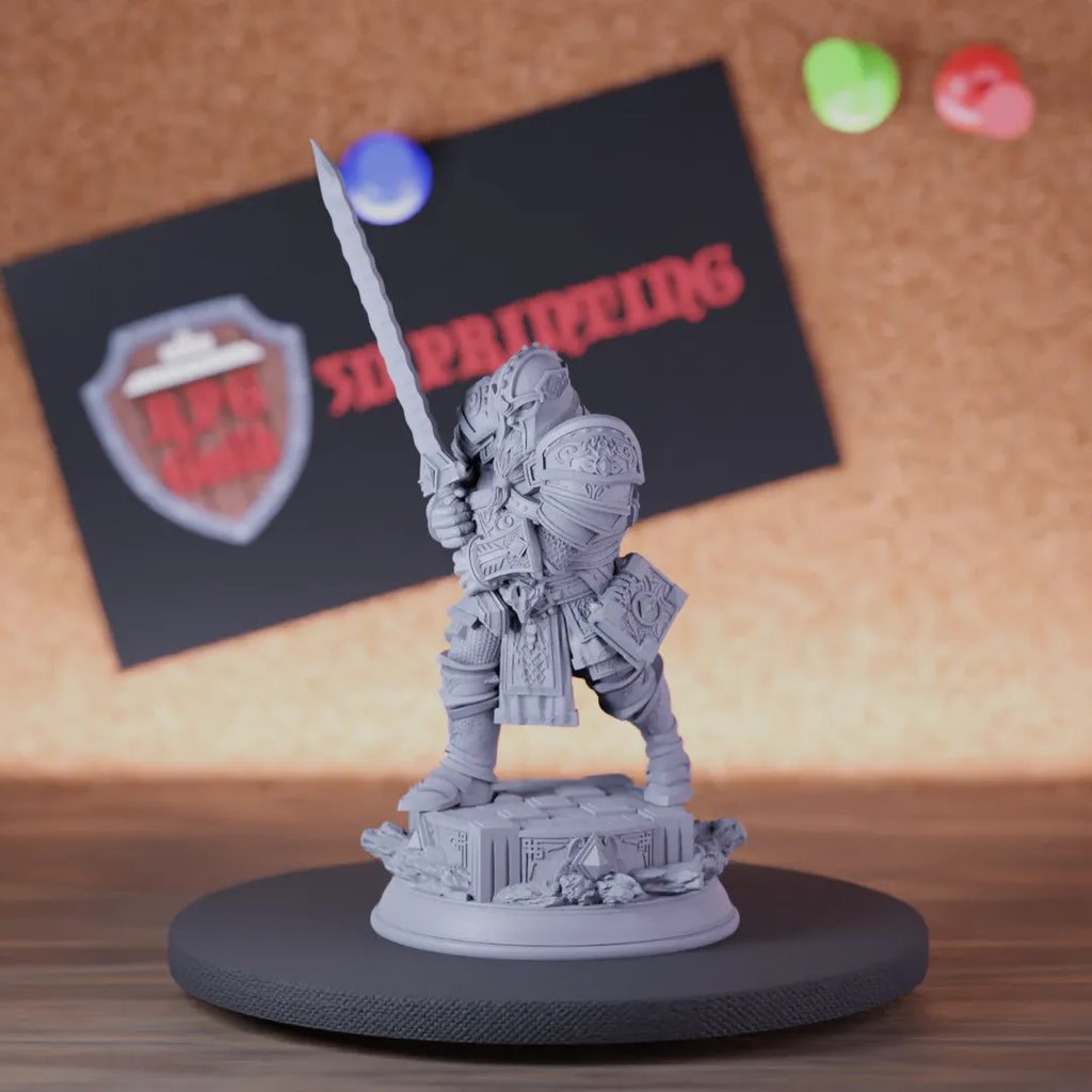 Dwarf 5e | DnD Dwarf Guardian Warrior Miniature