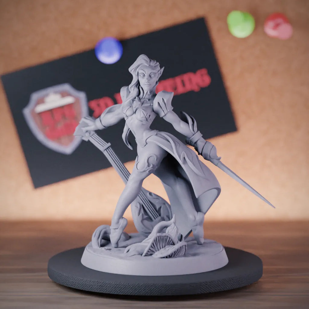 Elf 5e | DnD Elf Bard Dancer Miniature