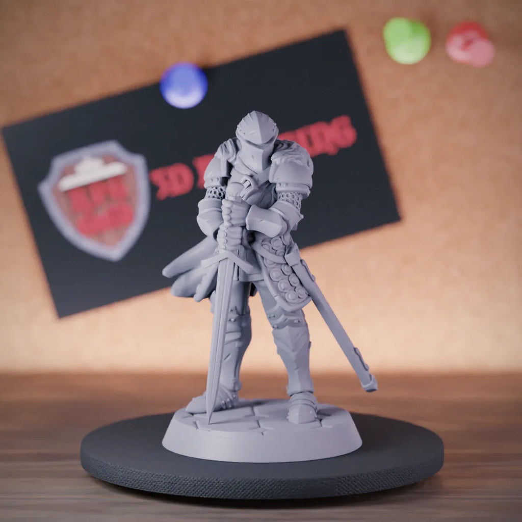 Human 5e | DnD Human Guardian Knight Miniature