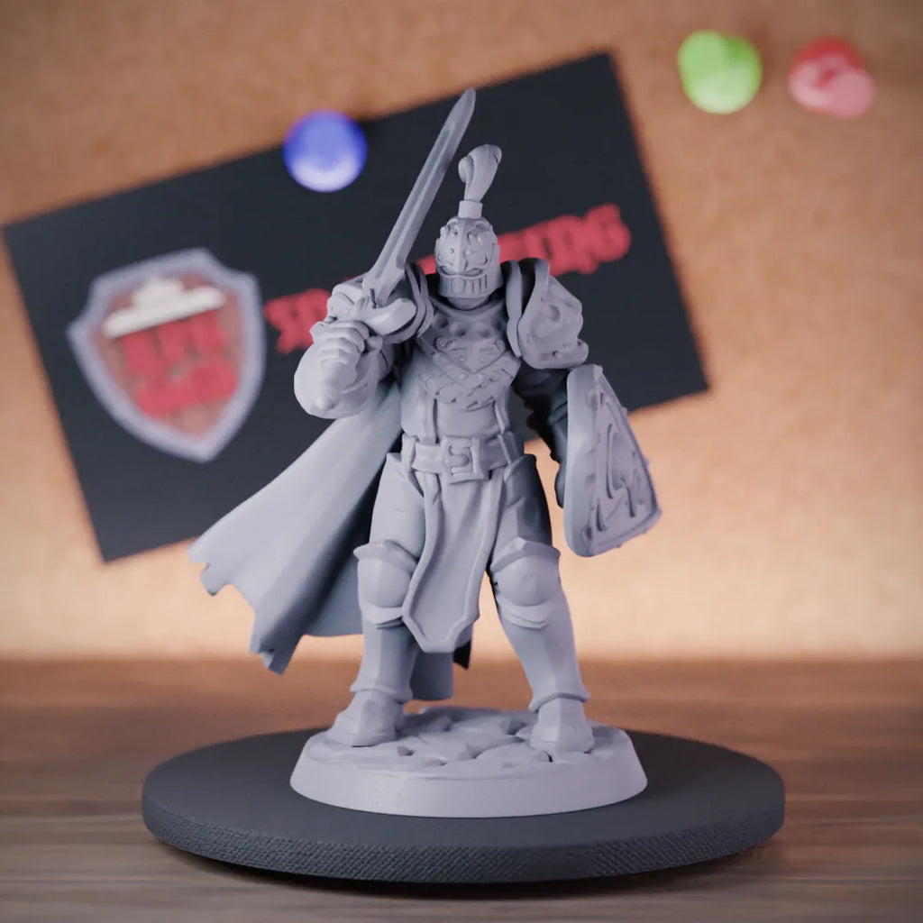 Fighter 5e | DnD Human Knight Fighter Miniature
