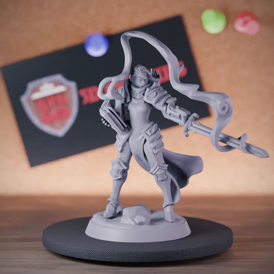 Wizard 5e | DnD Female Wizard Bladesinger Miniature